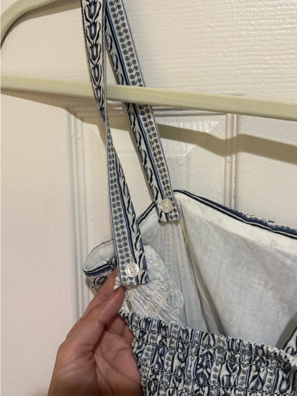 Max Studio Blue & White Striped Square-Neck Maxi Dress with POCKETS!! - Picture 5 of 10